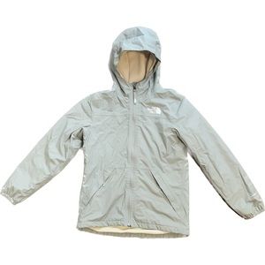 The North Face warm storm rain jacket, hooded.